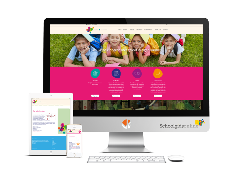 Website Koningin Julianaschool Heteren door OVK Webdesign
